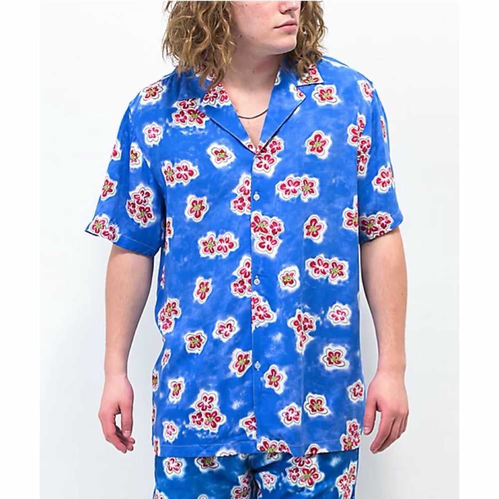 Odd Future Floral Short Sleeve Button Down